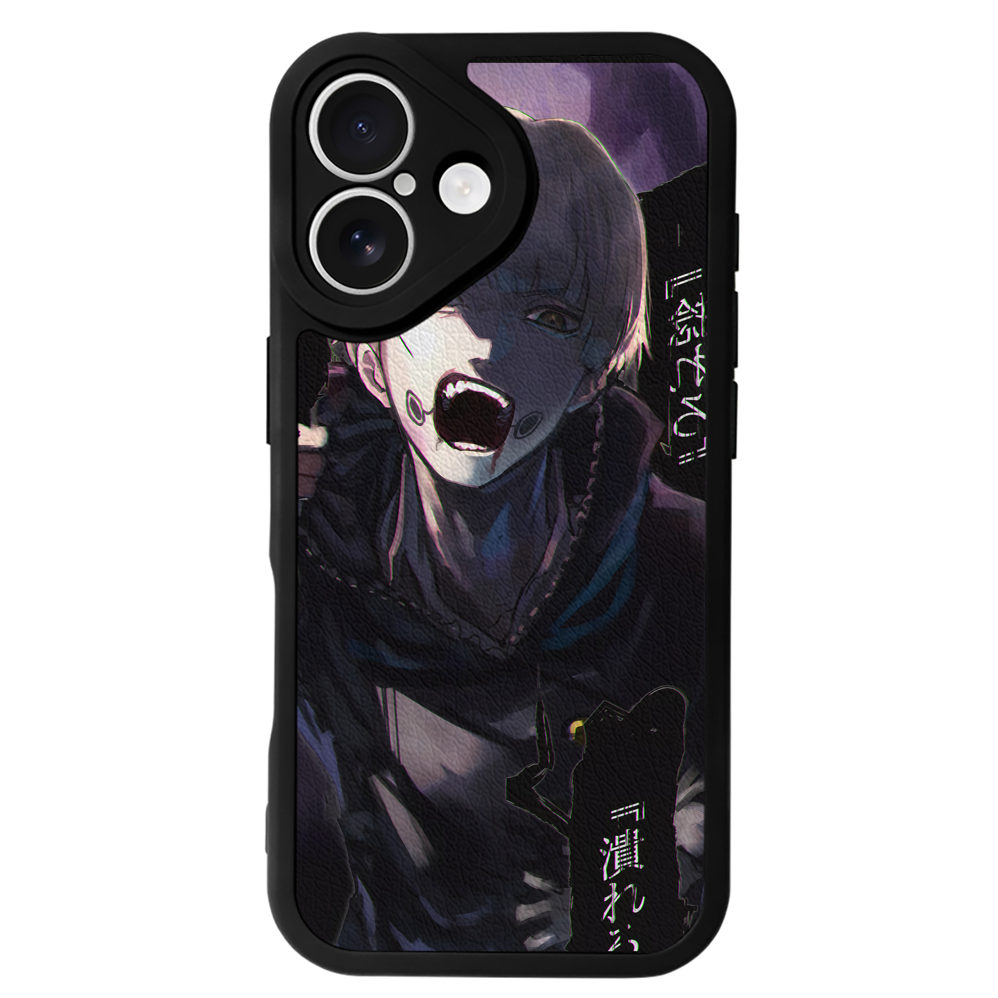 （画像用） 呪術廻戦 Jujutsu Kaisen 【iPhone 16シリーズ対応】シリコンスマホケース（レザー調） 材質：シリコン